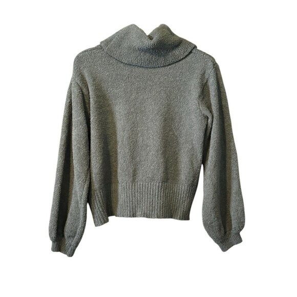 Ruby Moon Anthropologie Sweater Women Size Medium Chunky‎ Knit Cowl Neck Cropped - Picture 2 of 12